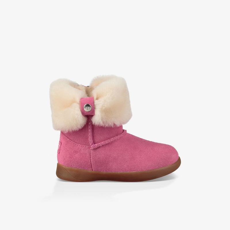 Bottes UGG Ramona Fille Rose Soldes 710JRNPW